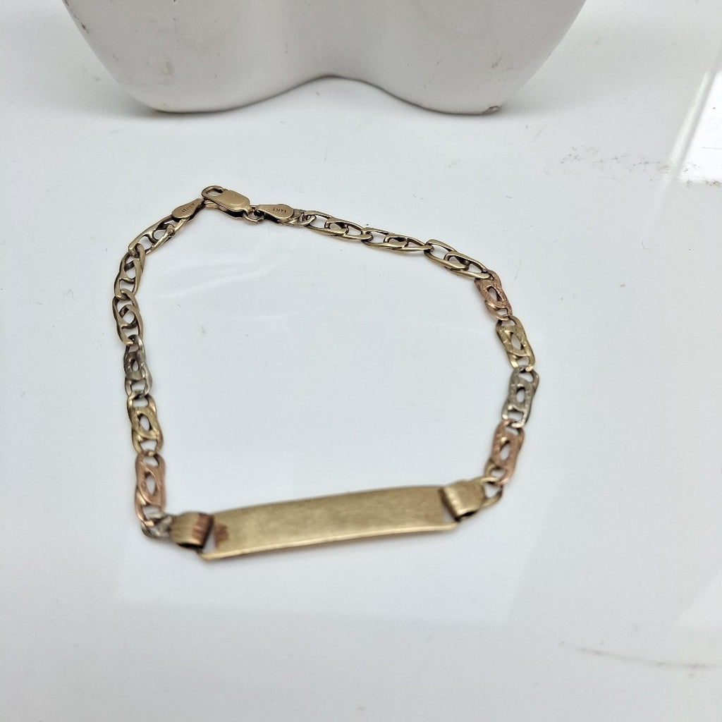 ESCLAVA ORO COMBINADO 14 K 6,70 GRMS (SEMINUEVO)
