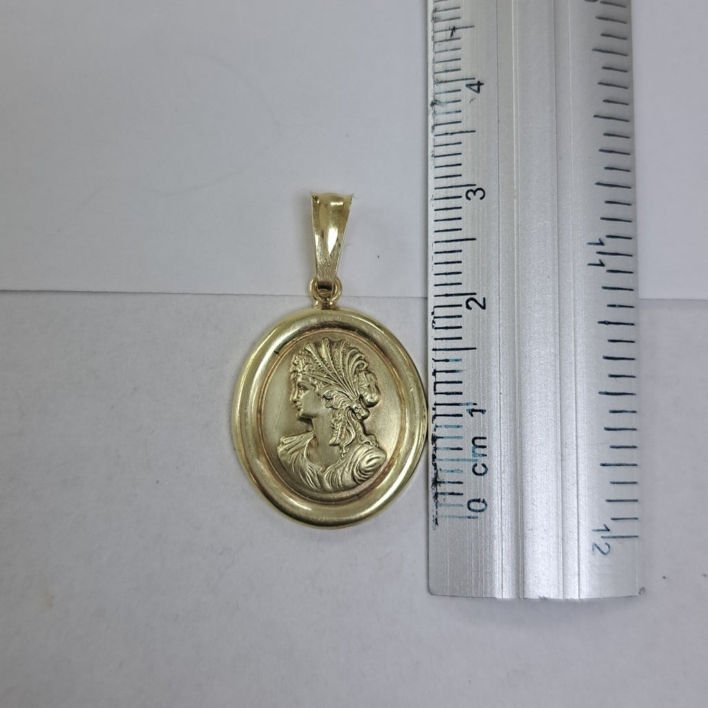 MEDALLA PERSONAL ORO 14 K 2.1 GRMS (SEMINUEVO)