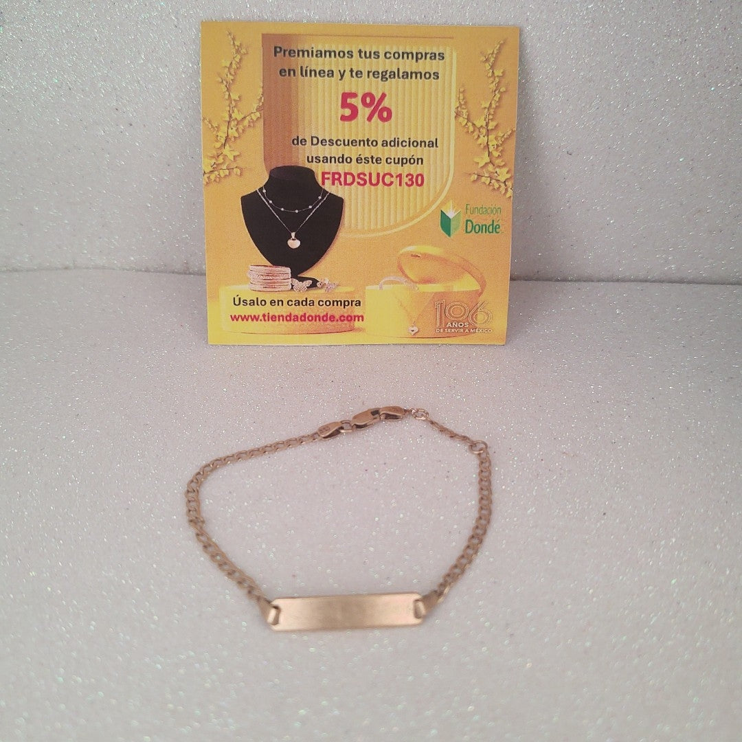 ESCLAVA ORO 14 K 2.5 GRMS (SEMINUEVO)