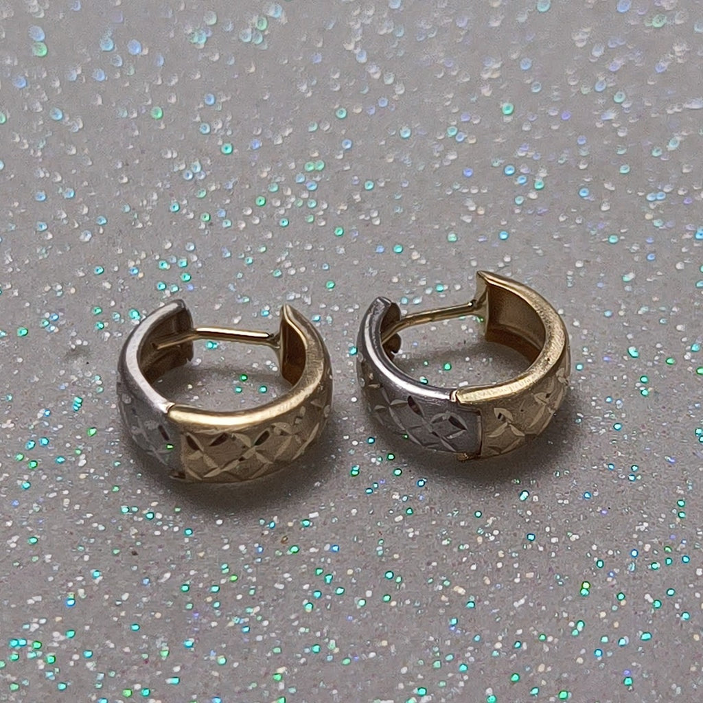 ARRACADAS PAR ORO 14 K 1.2 GRMS (SEMINUEVO)