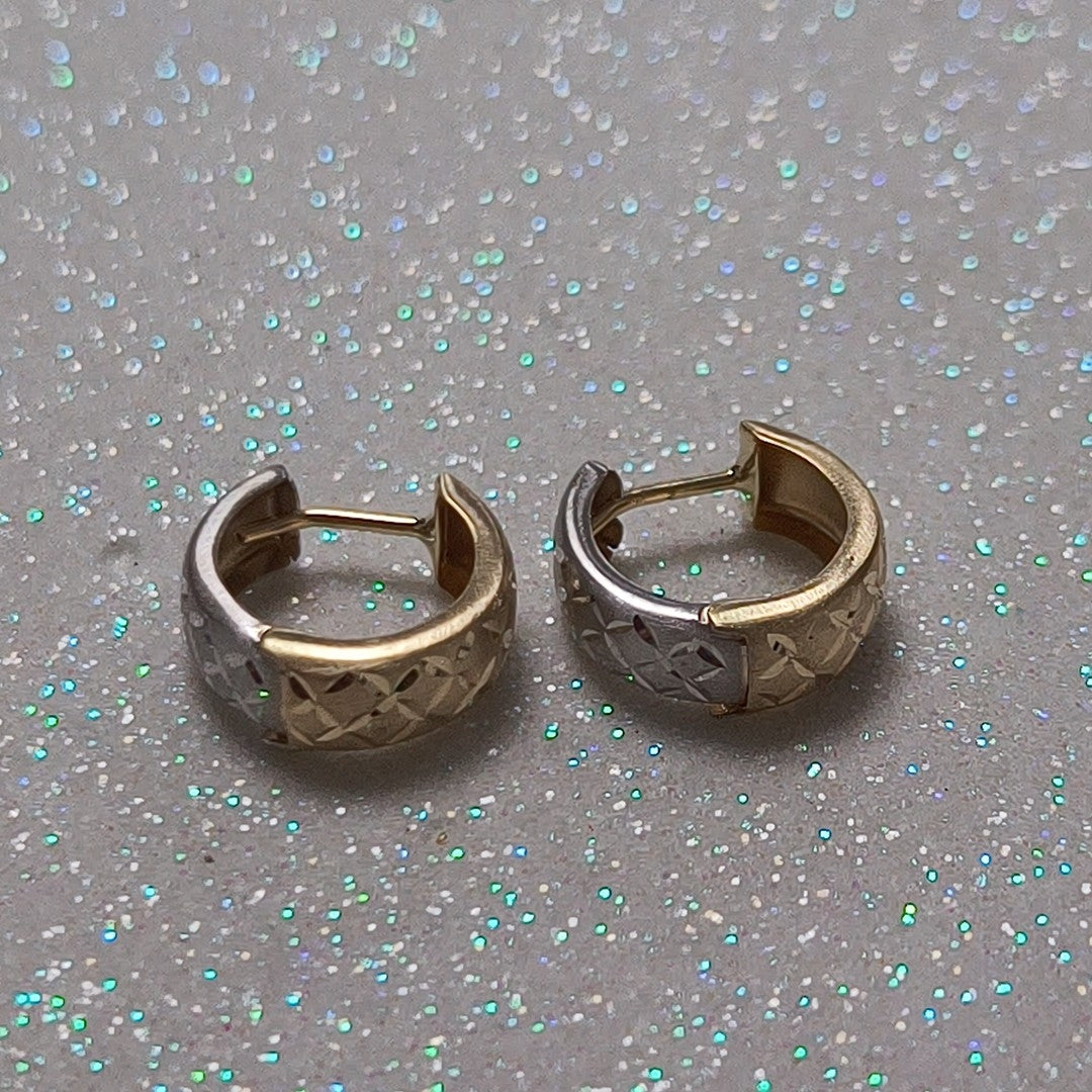 ARRACADAS PAR ORO 14 K 1.2 GRMS (SEMINUEVO)