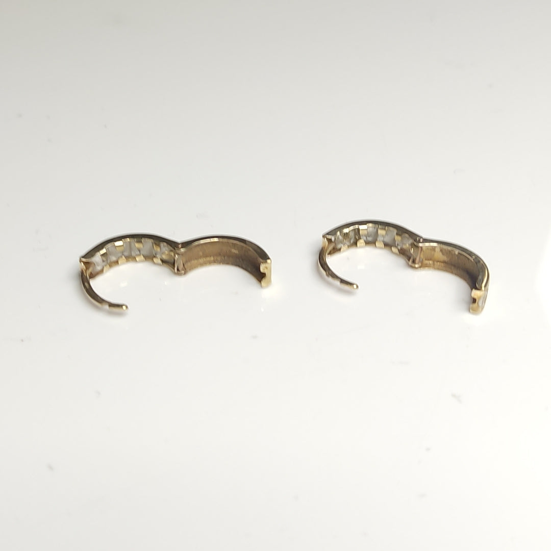 ARRACADAS PAR ORO 10 K 1,10 GRMS (SEMINUEVO)