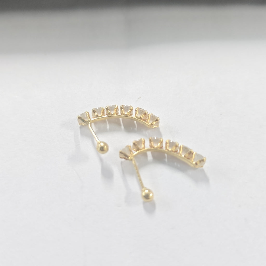 ARETES PAR ORO 10 K 0.8 GRMS (SEMINUEVO)