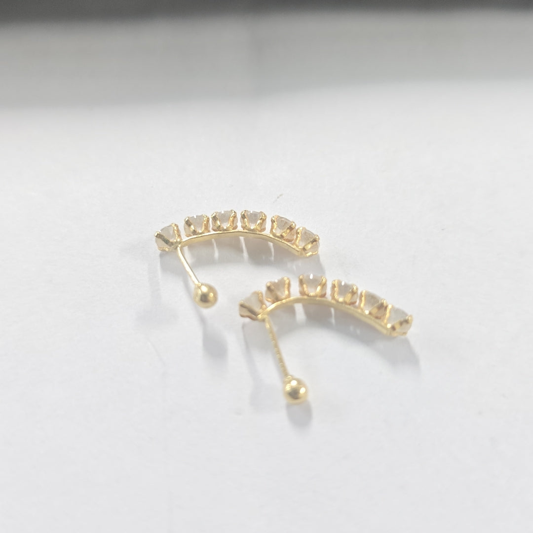 ARETES PAR ORO 10 K 0.8 GRMS (SEMINUEVO)