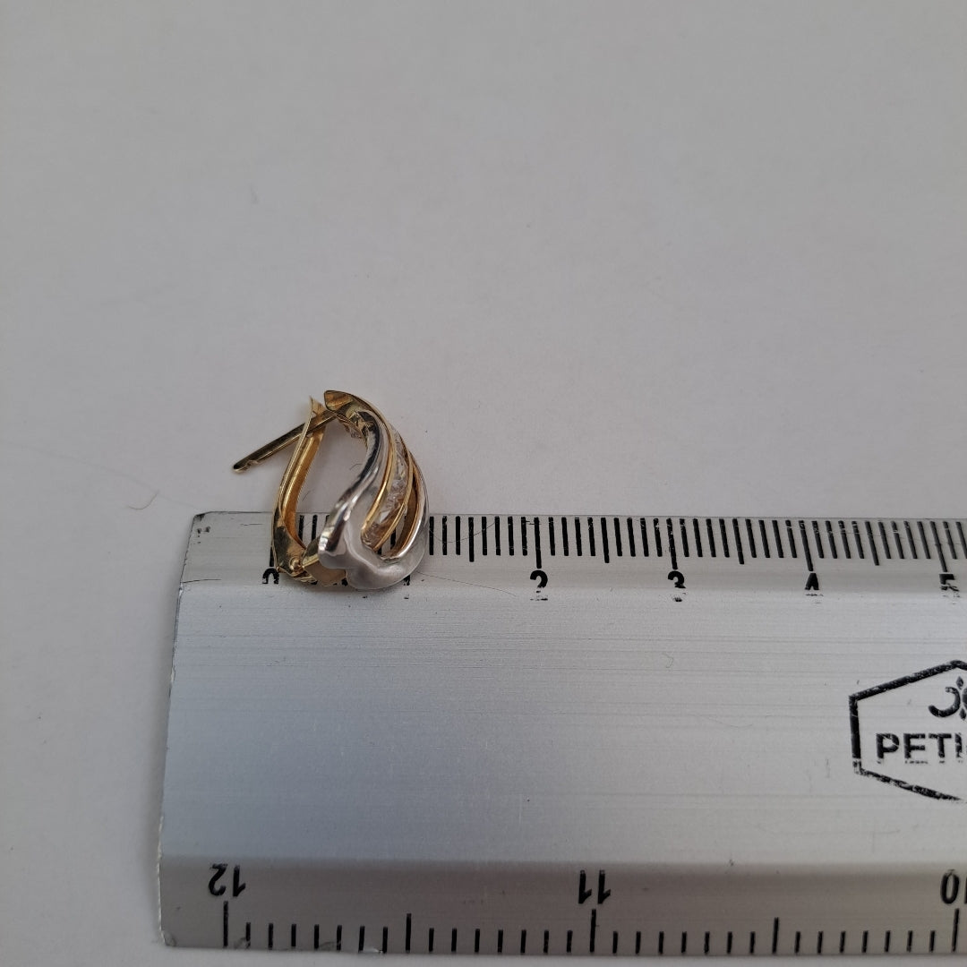 ARETES PAR ORO 14 K 2.2 GRMS (SEMINUEVO)
