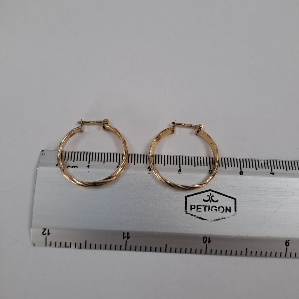 ARETES PAR ORO 14 K 1.6 GRMS (SEMINUEVO)