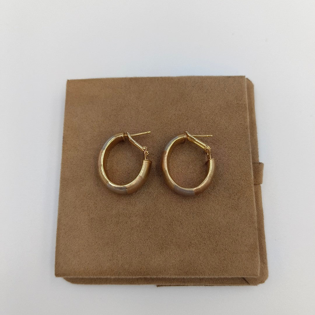 ARRACADAS PAR ORO 14 K 3.9 GRMS (SEMINUEVO)