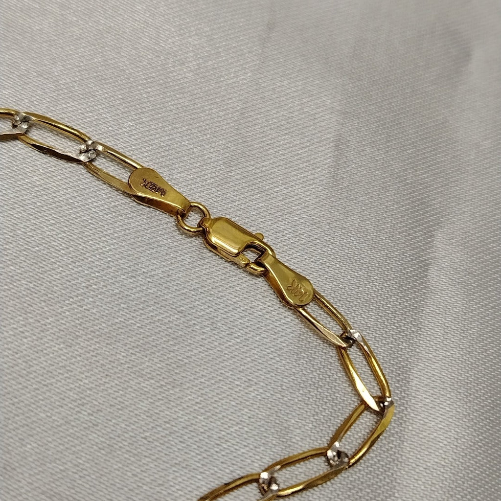 PULSERA TEJIDO ESLABONES 4G 18 CM (NUEVO)