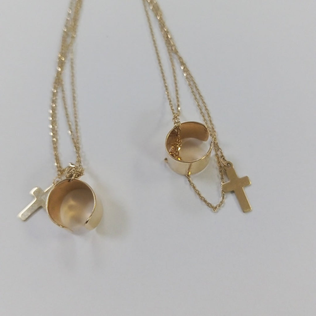 BROQUELES PAR ORO 14 K 3.8 GRMS (SEMINUEVO)