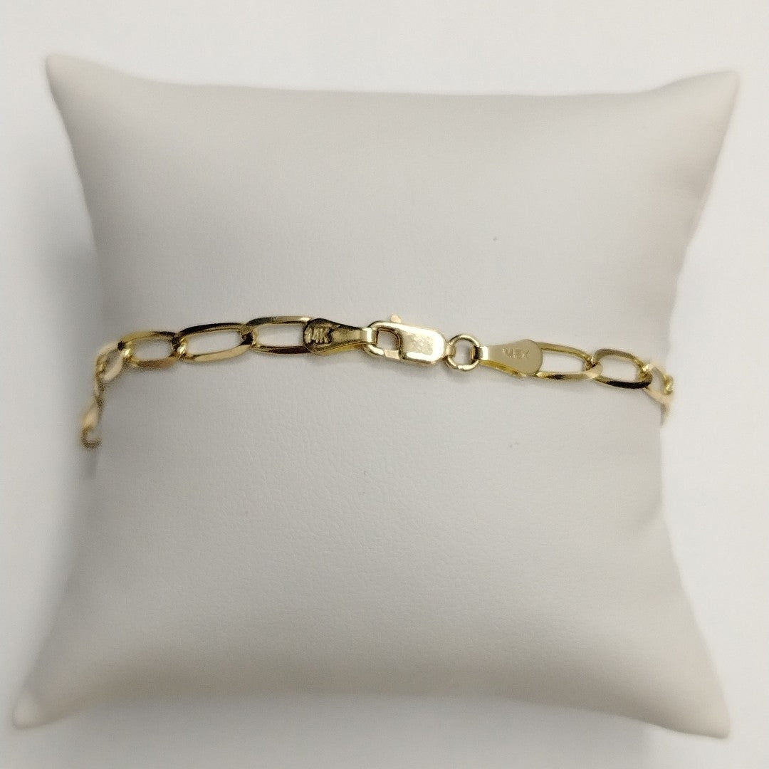 PULSERA TEJIDO ESLABONES 4.5G 21 CM (NUEVO)