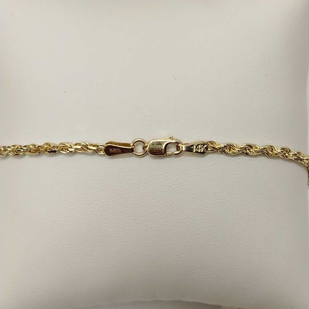 PULSERA TEJIDO TORZAL 4.4G 21 CM (NUEVO)