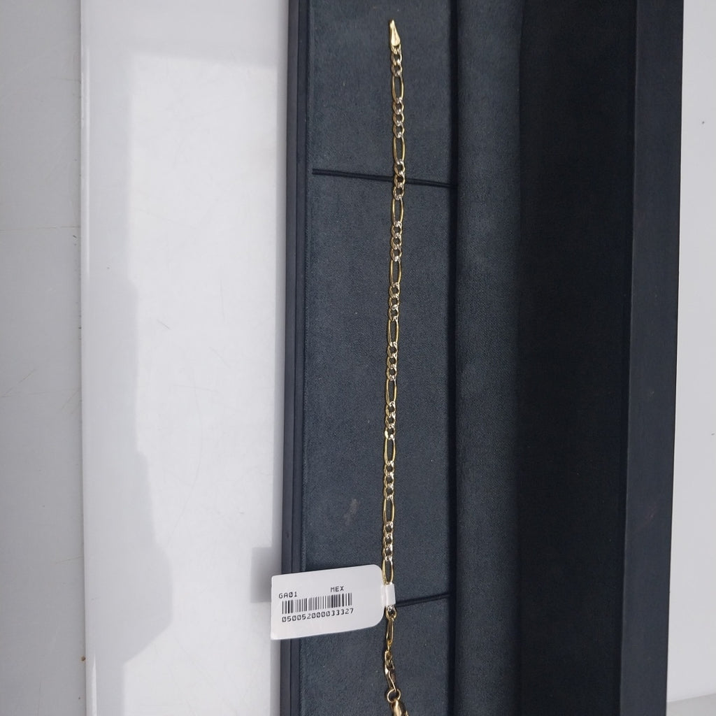 PULSERAS 3X1 DIAMANTADA ORO 14K 18 CM 3 GR (NUEVO)
