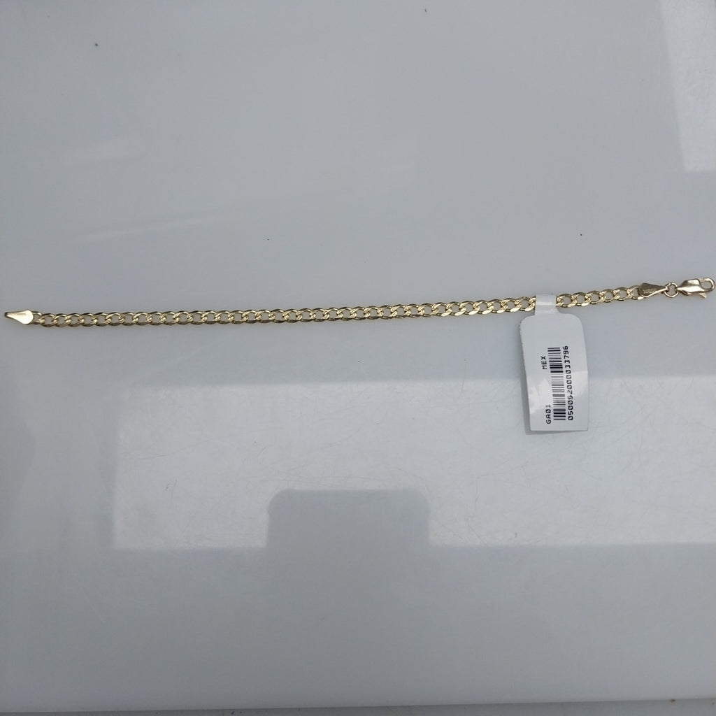 PULSERAS BARBADA ORO 14K 18 CM 4.6 GR (NUEVO)