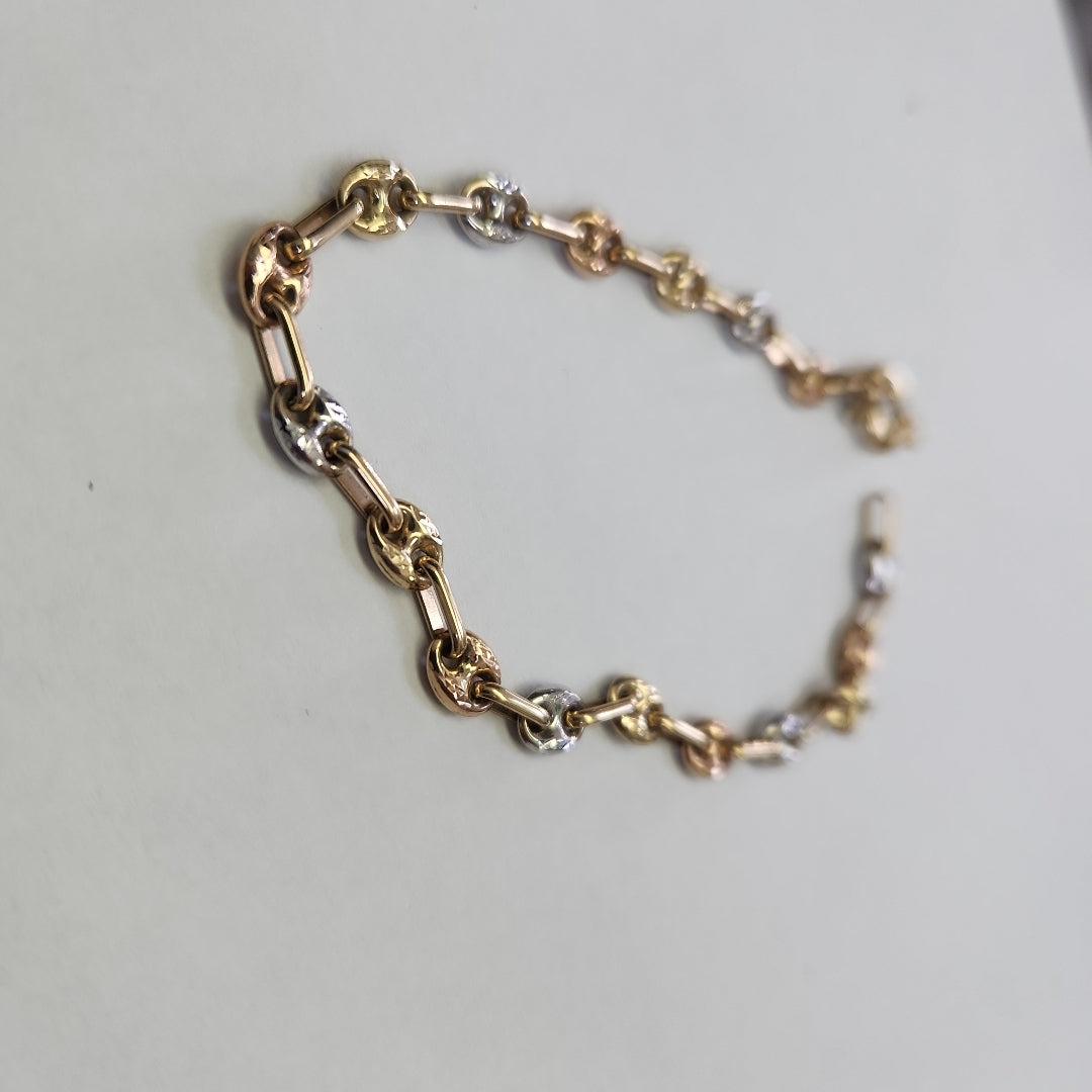 PULSERA ORO 14 K 4.8 GRMS (SEMINUEVO)