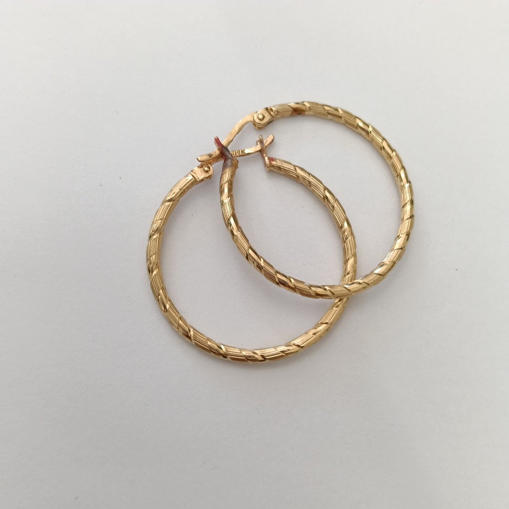 ARRACADAS PAR ORO 14 K 2.8 GRMS (SEMINUEVO)