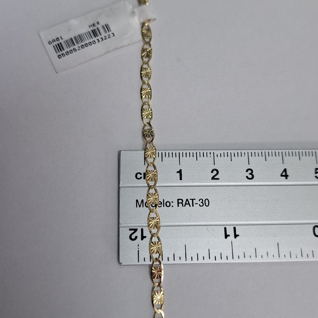 PULSERAS GUCHI ORO 14K 18 CM 2.9 GR (NUEVO)