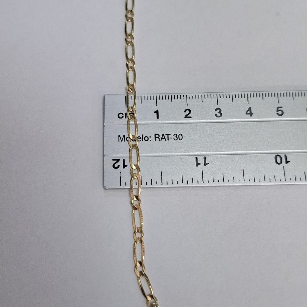 PULSERAS 1X1 ORO 14K 18 CM 2.7 GR (NUEVO)