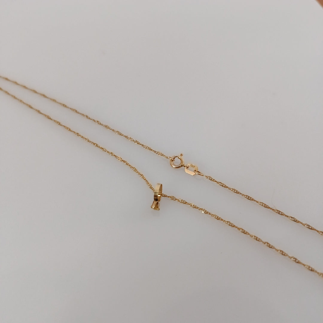 CADENA ORO 14 K 0,90 GRMS (SEMINUEVO)