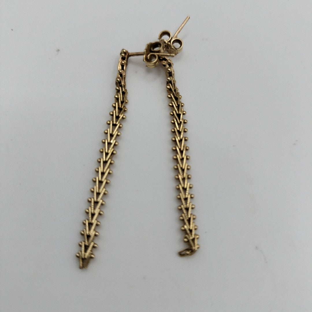BROQUELES PAR ORO 14 K 2.2 GRMS (SEMINUEVO)