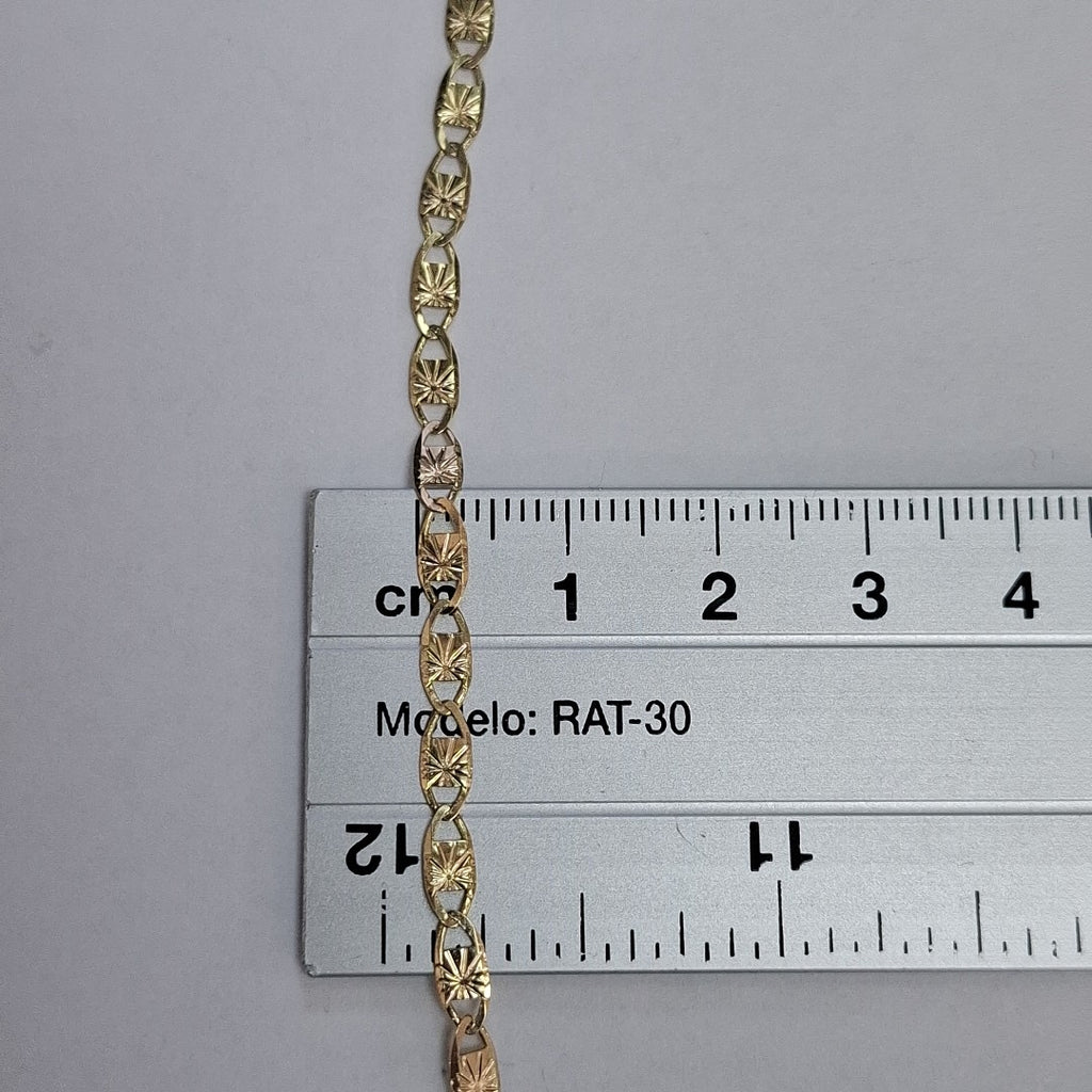 PULSERAS GUCHI ORO 14K 18 CM 2.8 GR (NUEVO)