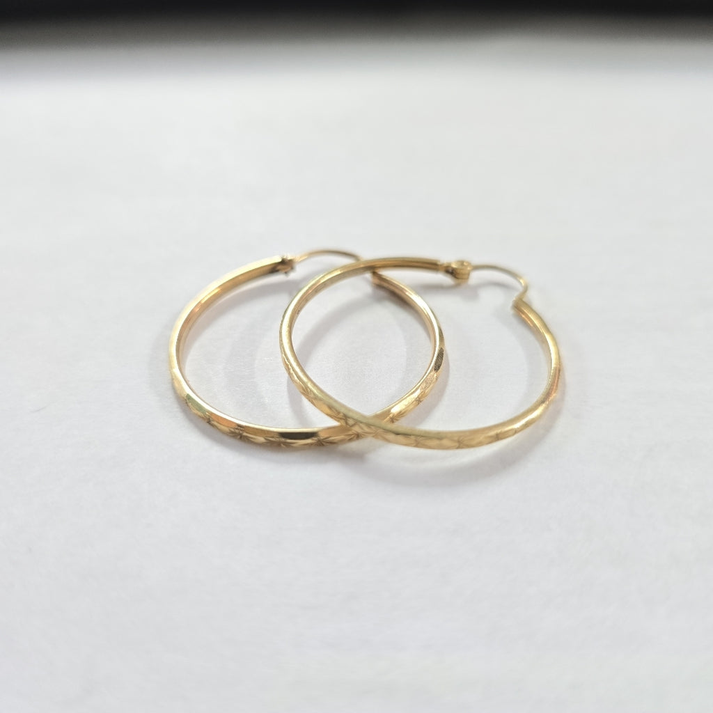 ARRACADAS PAR ORO 10 K 2.4 GRMS (SEMINUEVO)