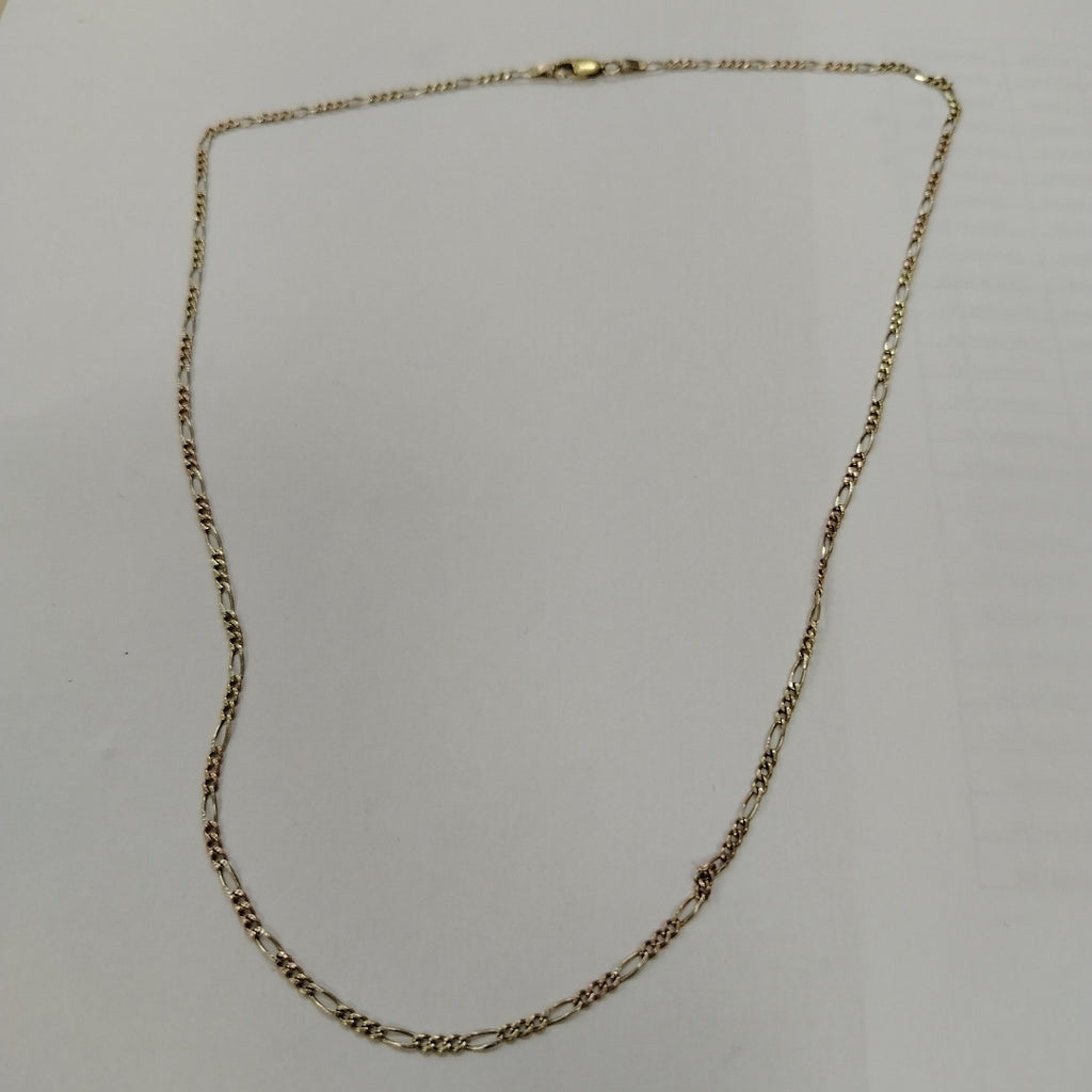 CADENA ORO, ORO COMBINADO 14 K 5.1 GRMS (SEMINUEVO)