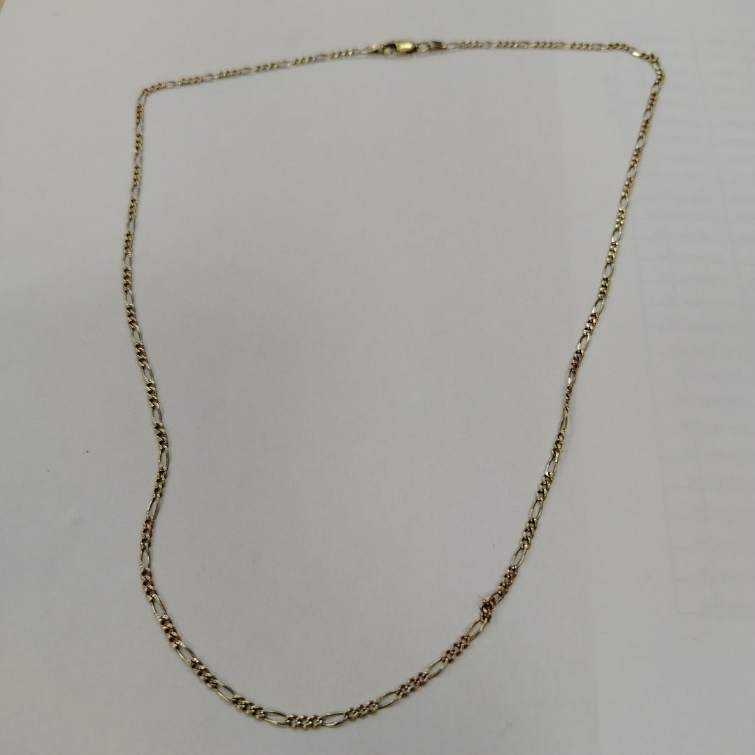 CADENA ORO, ORO COMBINADO 14 K 5.1 GRMS (SEMINUEVO)