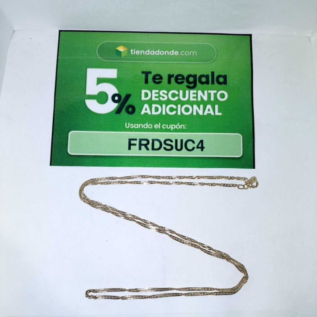 CADENA ORO 14 K 3.2 GRMS (SEMINUEVO)