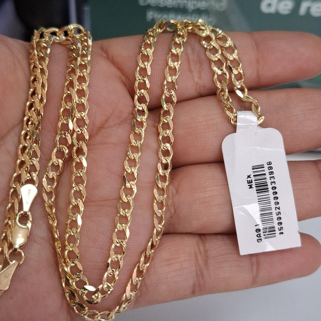 CADENAS BARBADA ORO 14K 55 CM 13.1 GR (NUEVO)
