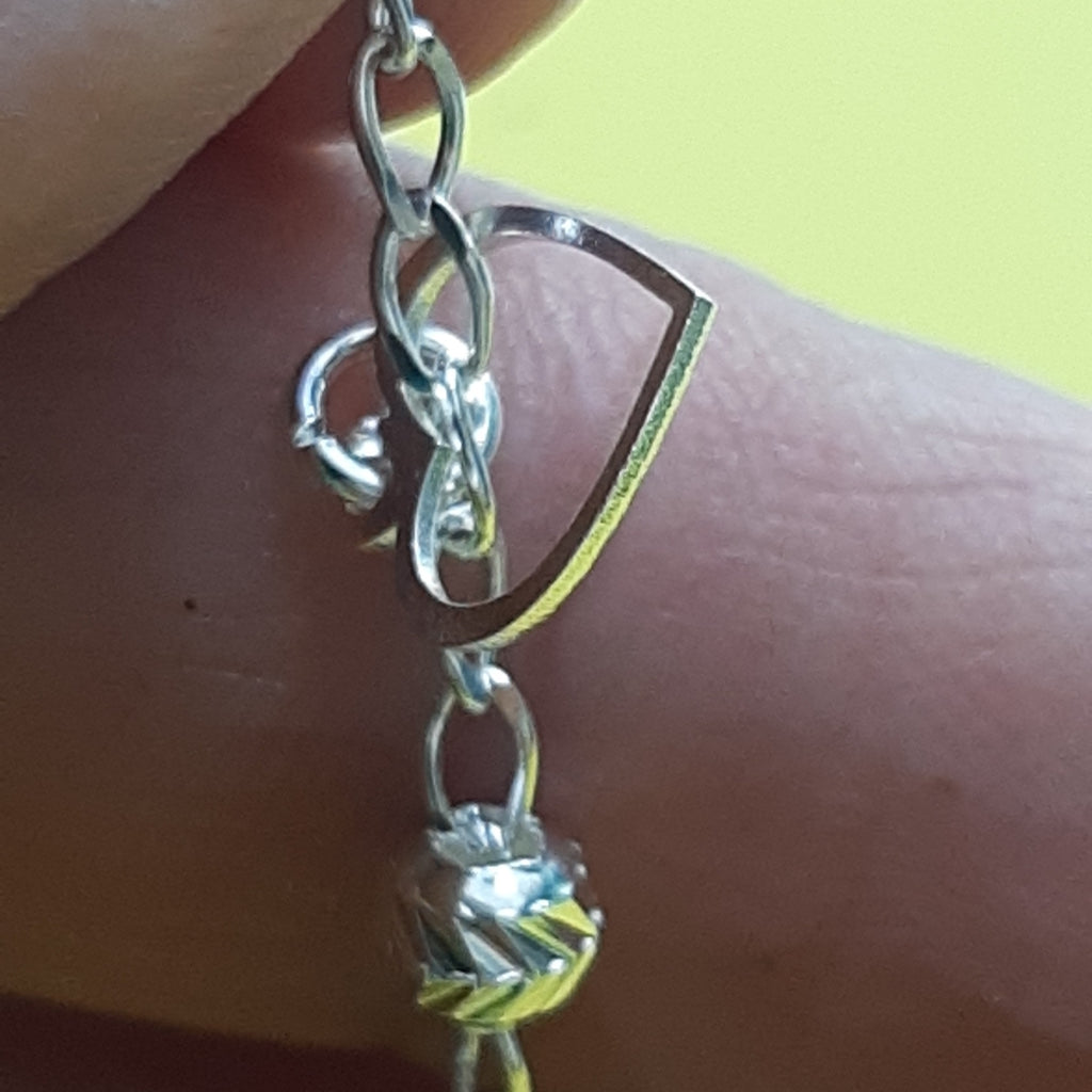 PULSERA TEJIDO ESPECIAL PLATA .925 18 CM 2.7 GR (NUEVO)