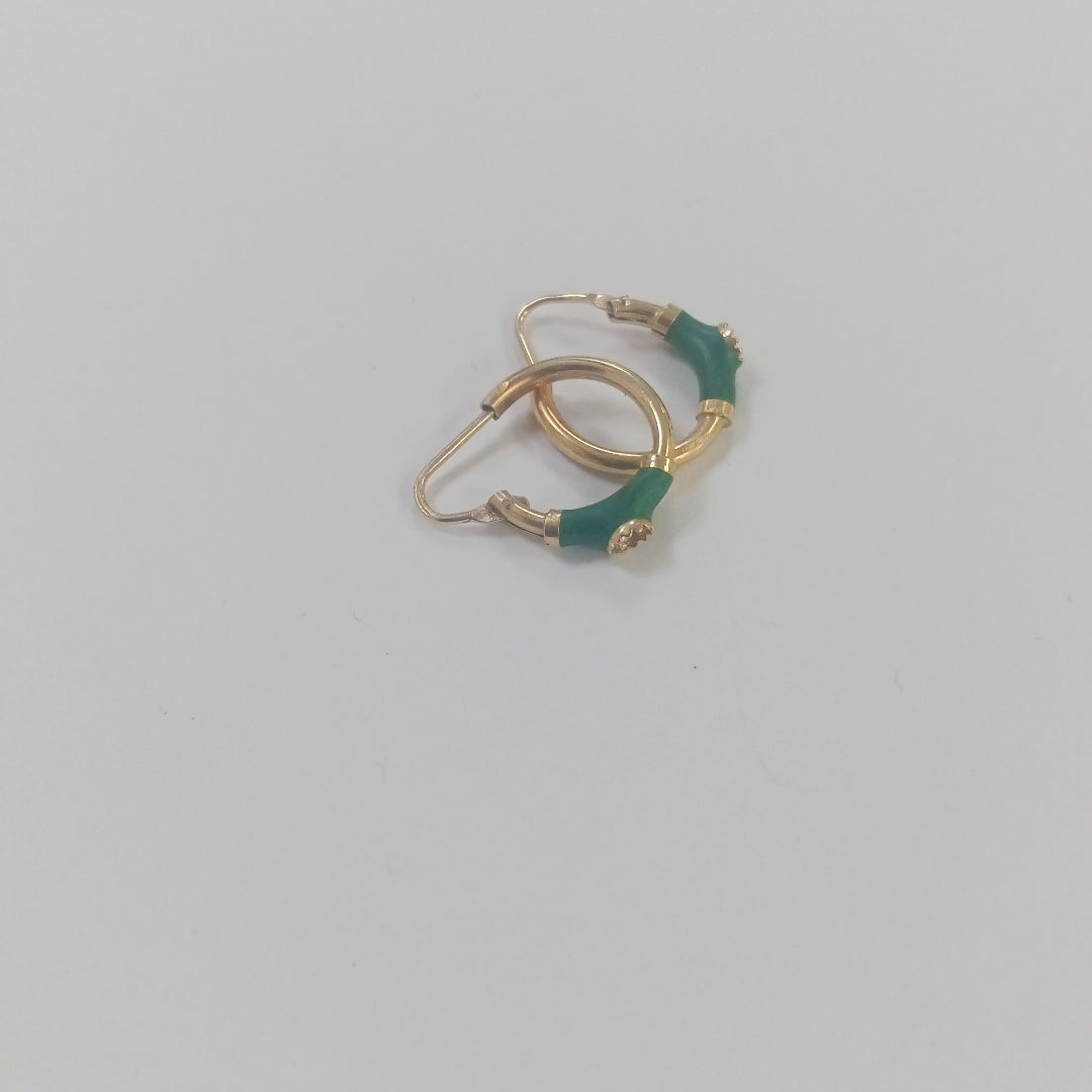 ARETES PAR ORO 14 K 1.7 GRMS (SEMINUEVO)