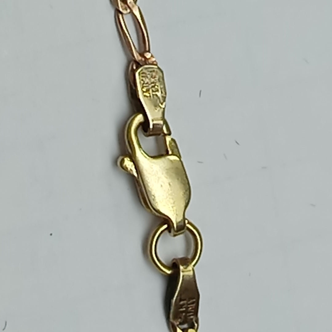 CADENA ORO, RODIADO 14 K 5.3 GRMS (SEMINUEVO)