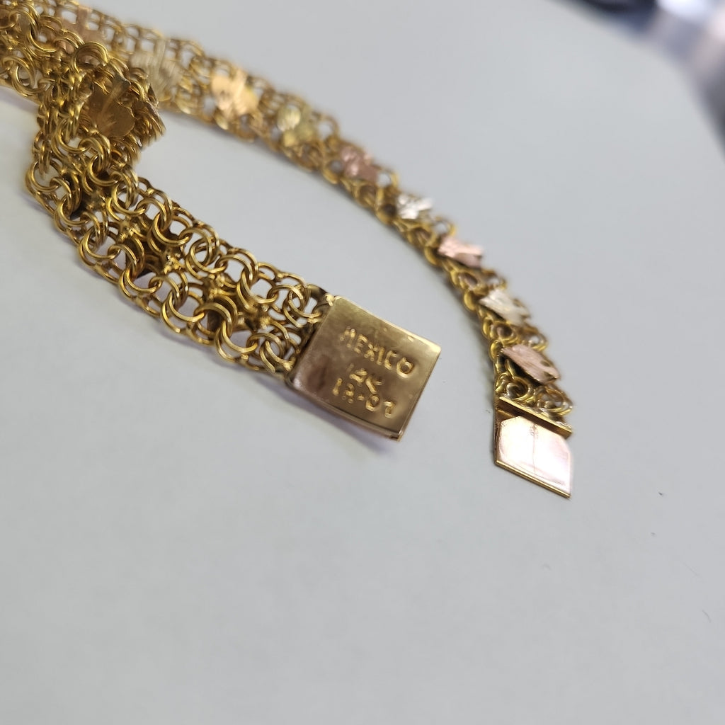 PULSERA ORO 14 K 9.6 GRMS (SEMINUEVO)