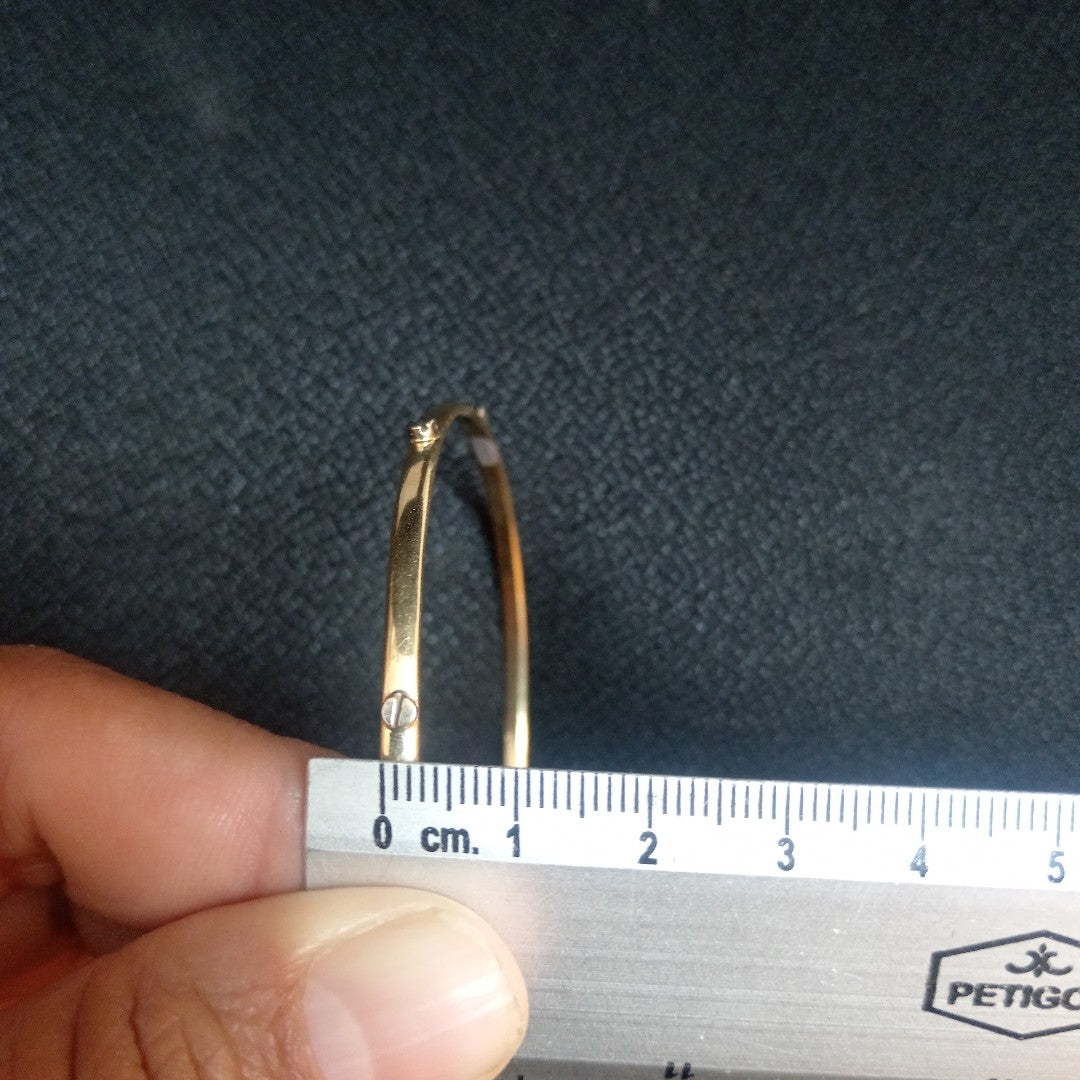 PULSERA RIGIDA ORO 14 K 5.2 GRMS (SEMINUEVO)
