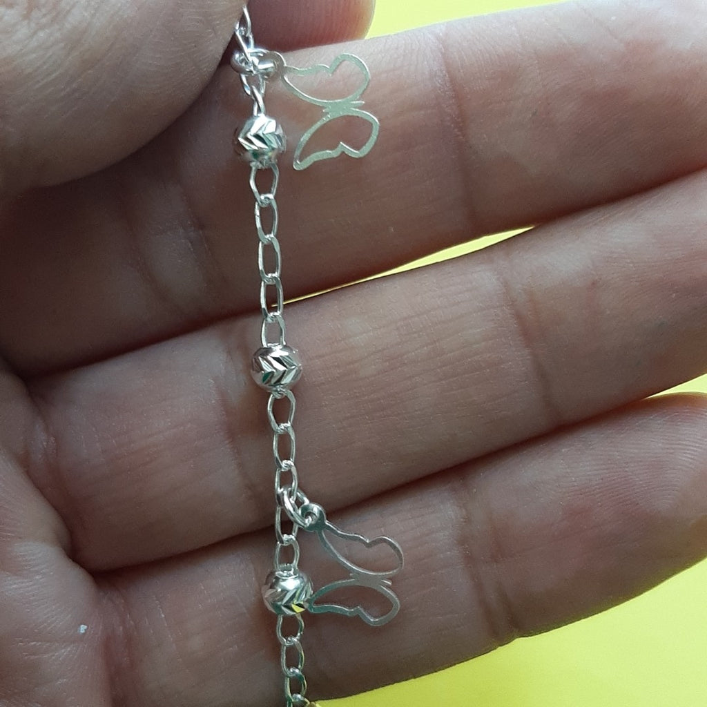 PULSERA TEJIDO ESPECIAL PLATA .925 18 CM 2.8 GR (NUEVO)