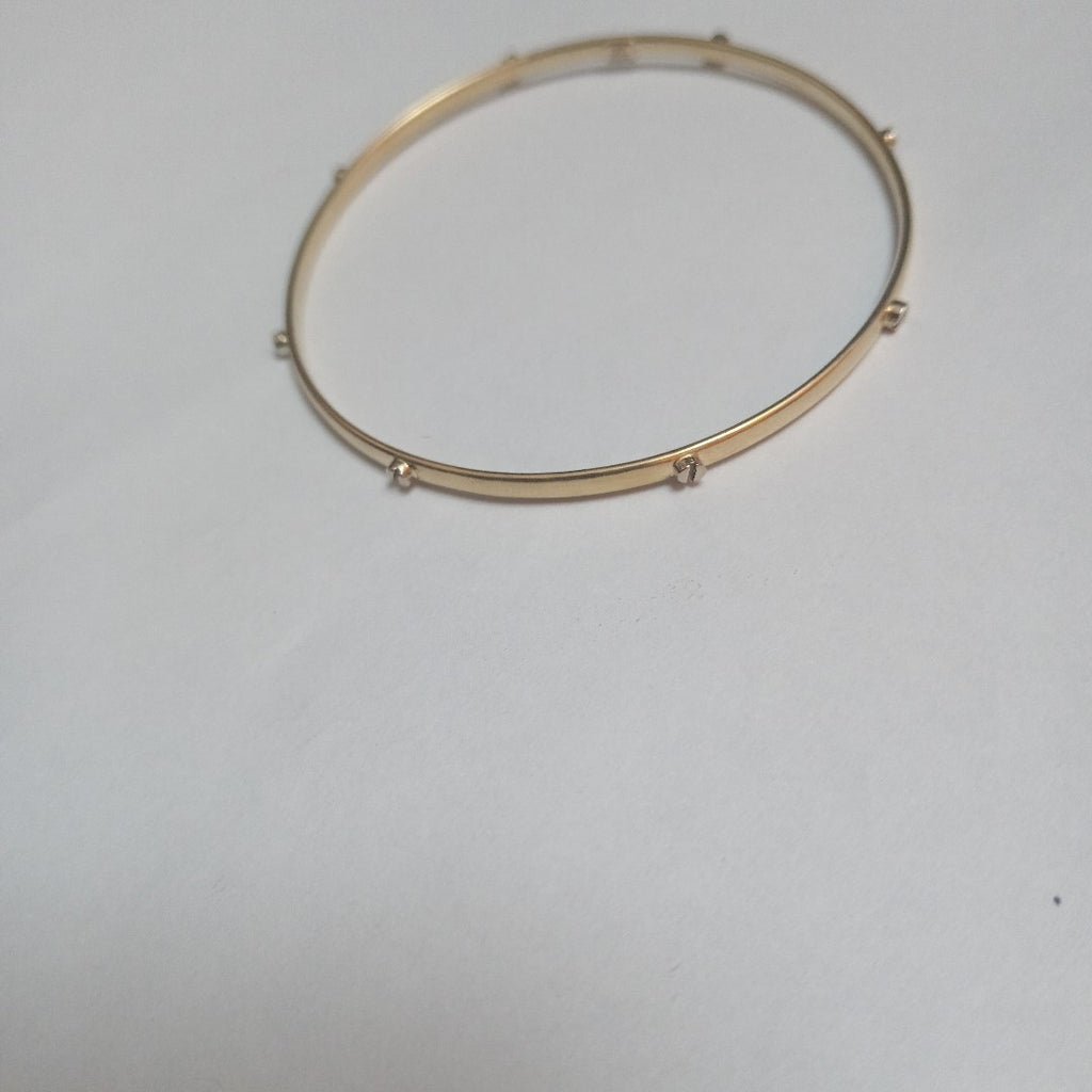 PULSERA RIGIDA ORO 14 K 5.2 GRMS (SEMINUEVO)