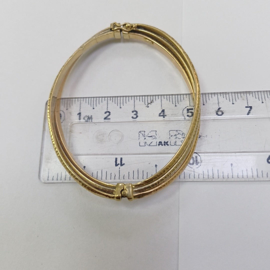 PULSERA RIGIDA ORO 14 K 7,50 GRMS (SEMINUEVO)