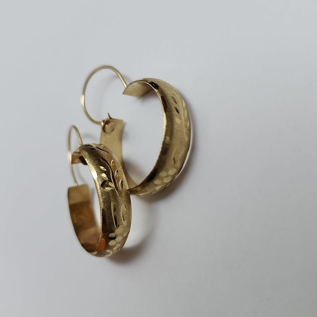ARRACADAS PAR ORO 10 K 2.9 GRMS (SEMINUEVO)