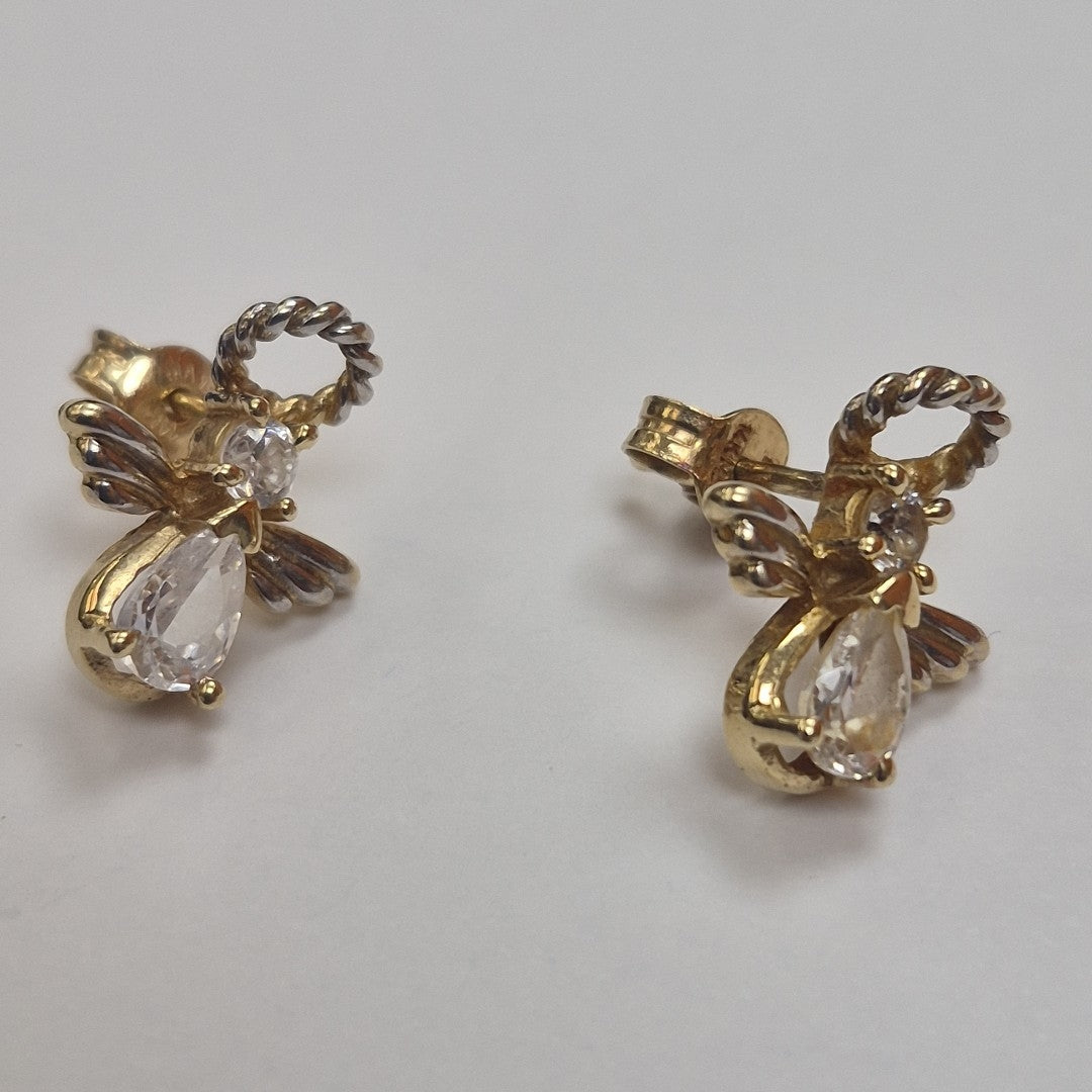 BROQUELES PAR ORO 14 K 3.1 GRMS (SEMINUEVO)