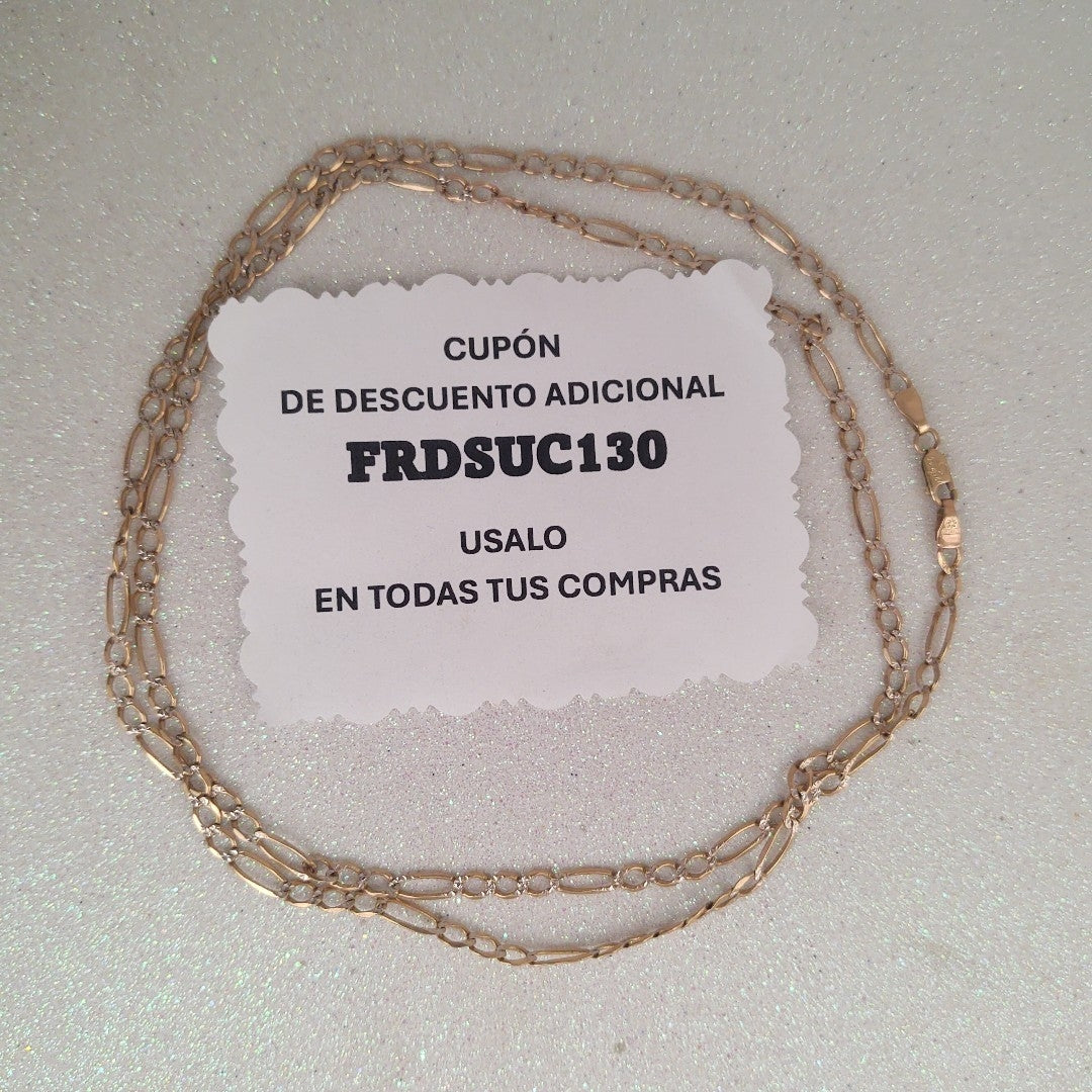 CADENA ORO 14 K 7.7 GRMS (SEMINUEVO)
