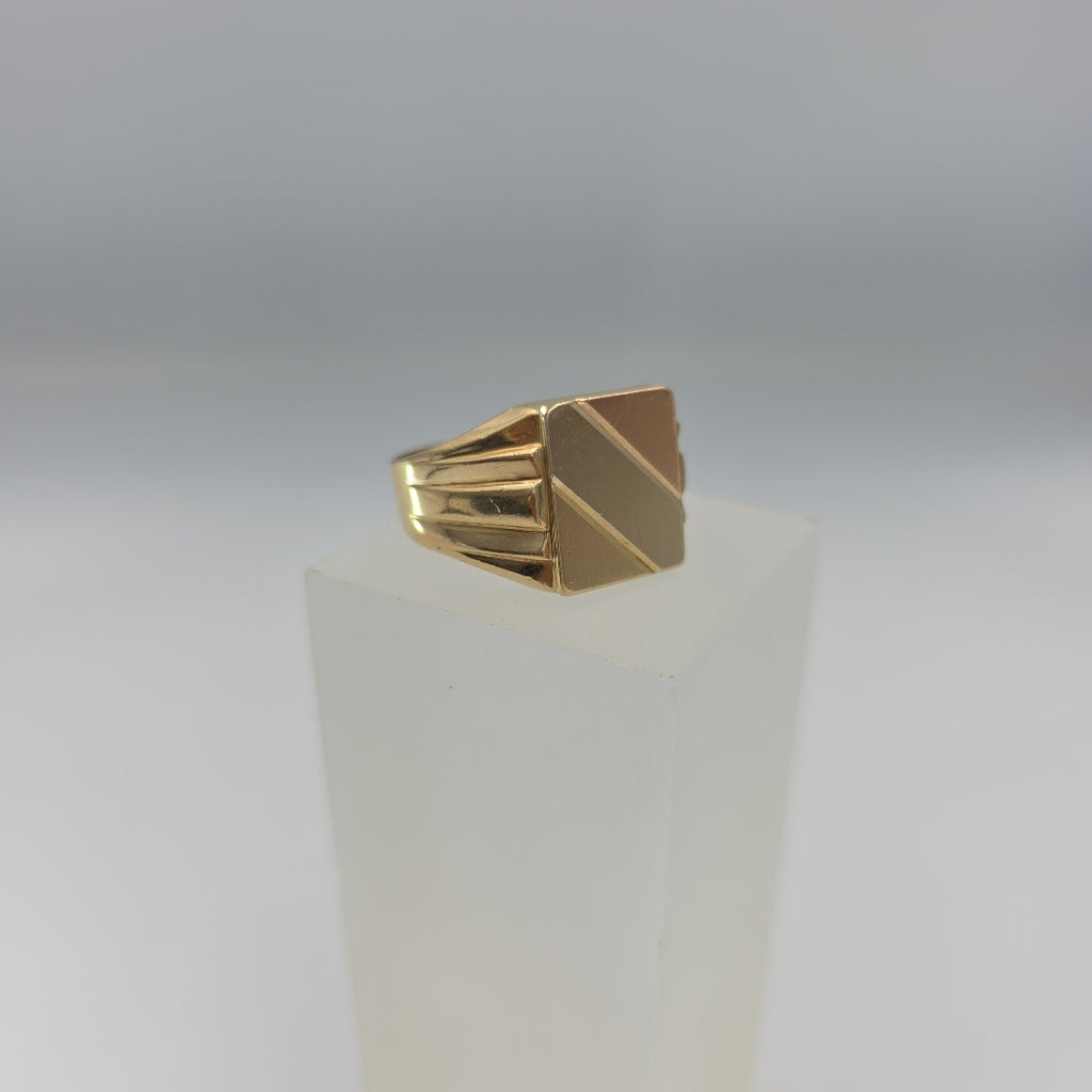 ANILLO ORO, ORO COMBINADO 14 K 6.8 GRMS (SEMINUEVO)