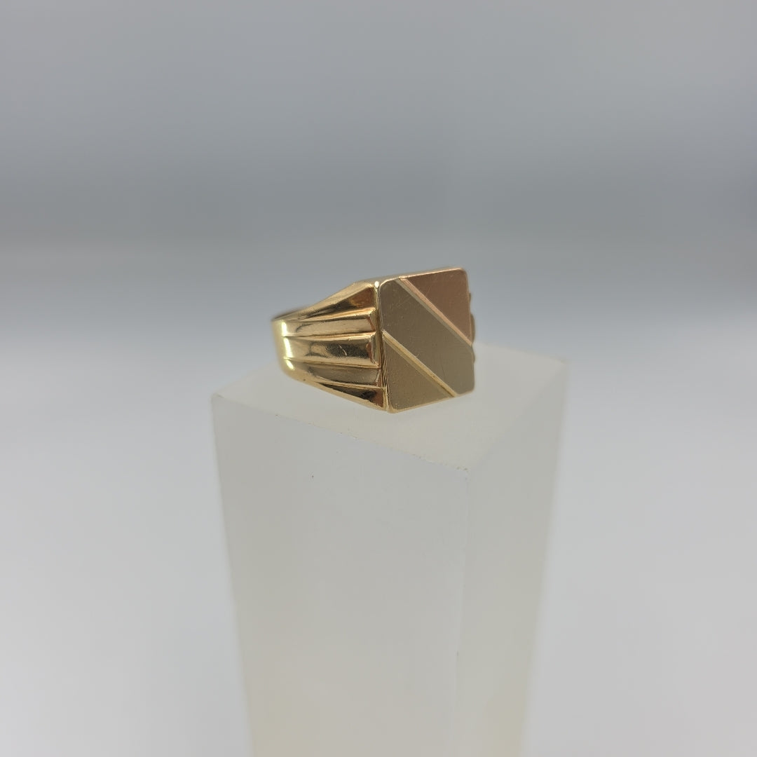 ANILLO ORO, ORO COMBINADO 14 K 6.8 GRMS (SEMINUEVO)