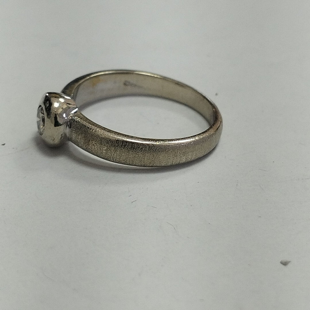 ANILLITO, SOLITARIO ORO 14 K 3.5 GRMS (SEMINUEVO)