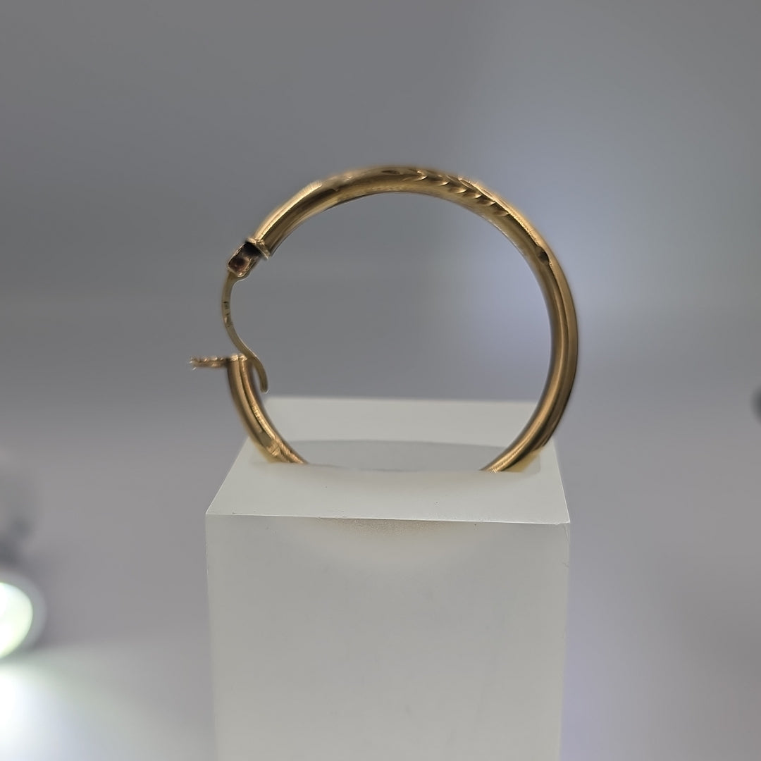 ARRACADAS PAR ORO 14 K 3.3 GRMS (SEMINUEVO)