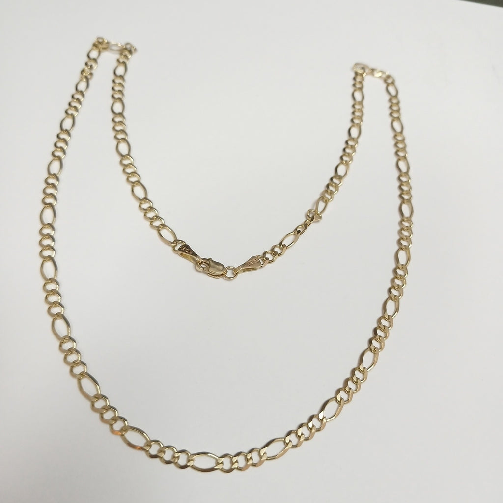 CADENAS TEJIDO 3X1 ORO 10K 50 CM 7.9 GR (NUEVO)
