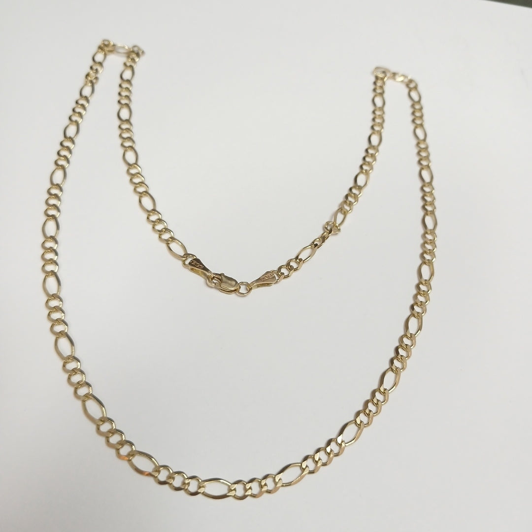 CADENAS TEJIDO 3X1 ORO 10K 50 CM 7.9 GR (NUEVO)