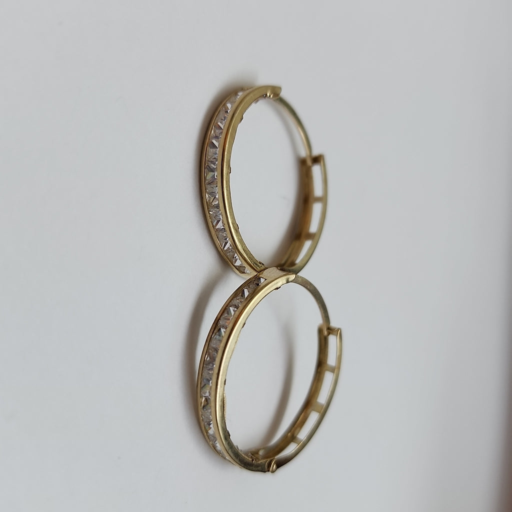 ARRACADAS PAR ORO 10 K 1.9 GRMS (SEMINUEVO)