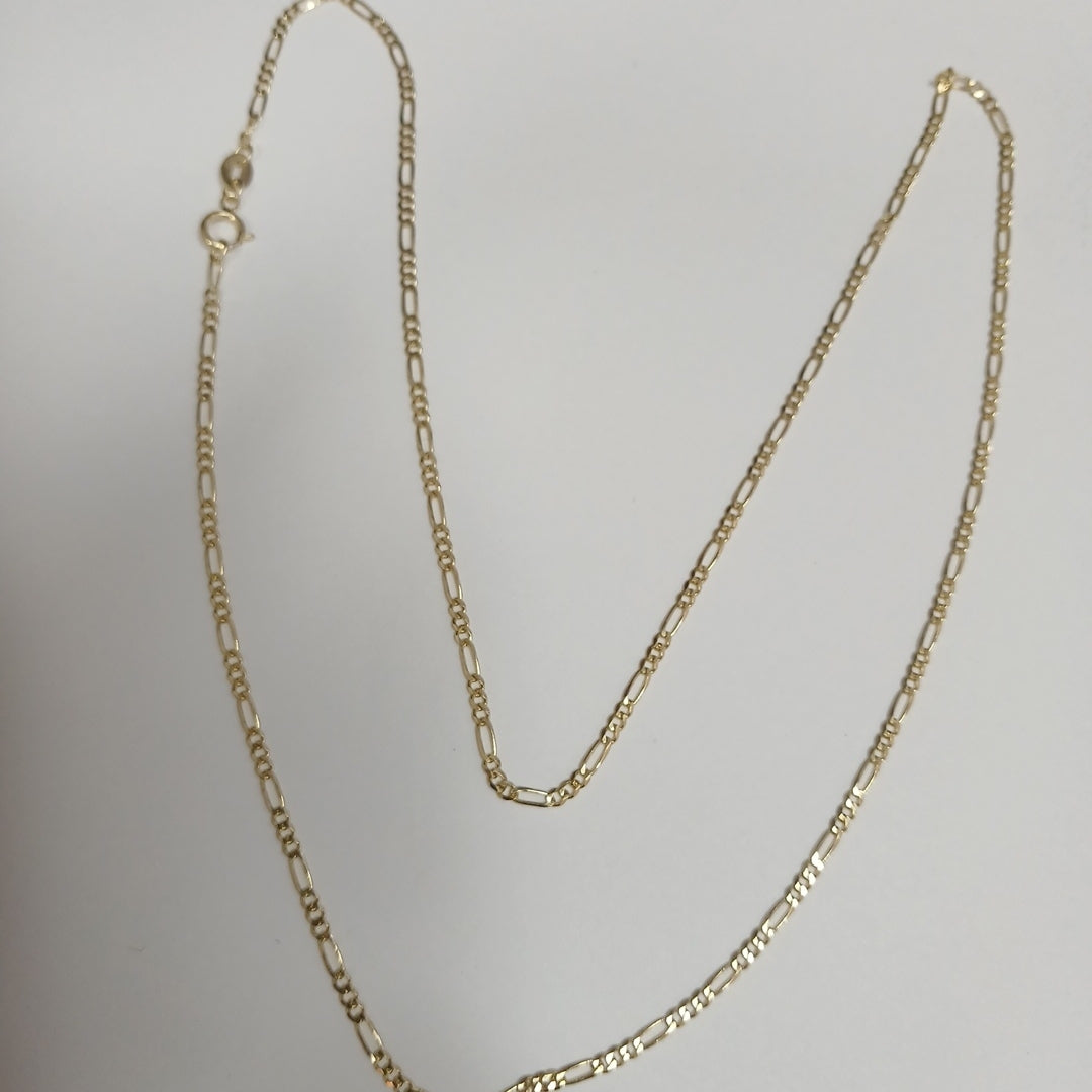 CADENAS TEJIDO 3X1 ORO 10K 55 CM 3.2 GR (NUEVO)