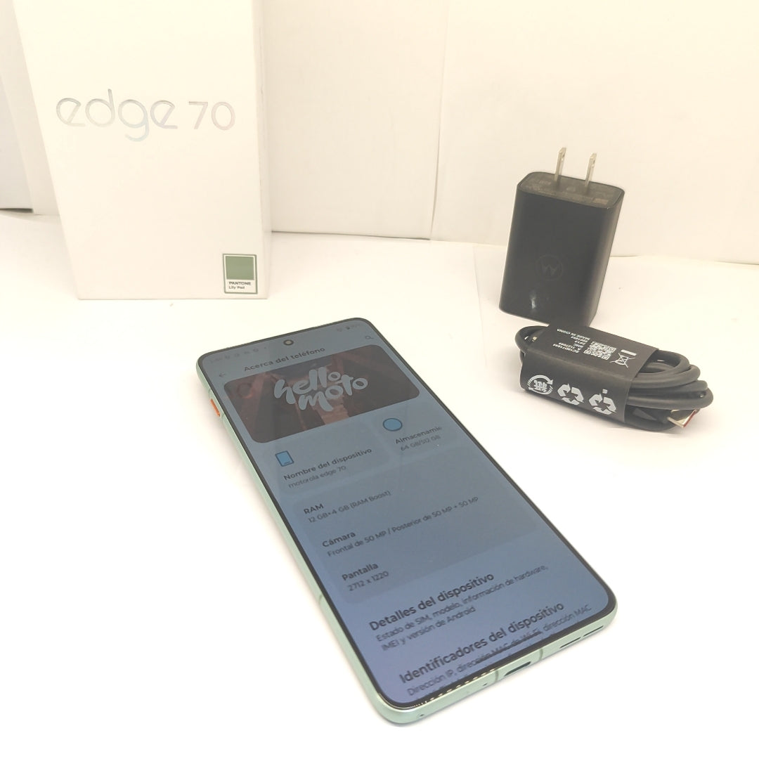 CELULAR MOTOROLA EDGE 70 XT2601-3 (2025) 512 GB 12 GB RAM (SEMINUEVO)