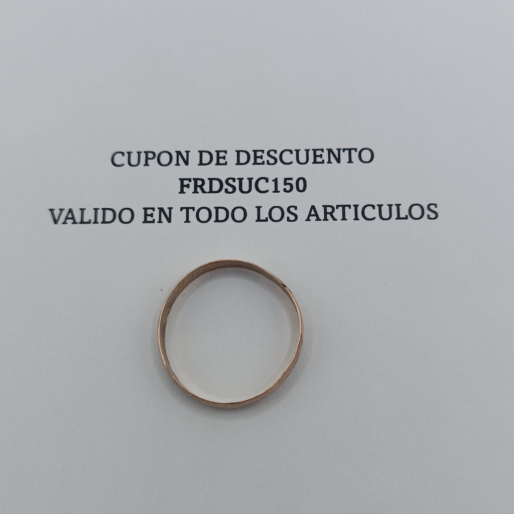 ANILLO ORO 8 K 1.2 GRMS (SEMINUEVO)